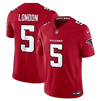 Men's Nike Drake London Red Atlanta Falcons Team Vapor F.U.S.E. Stitched Limited Jersey
