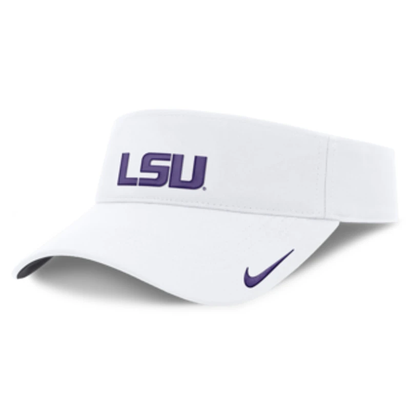 Unisex Nike White LSU Tigers 2026 On-Field Ace Adjustable Visor