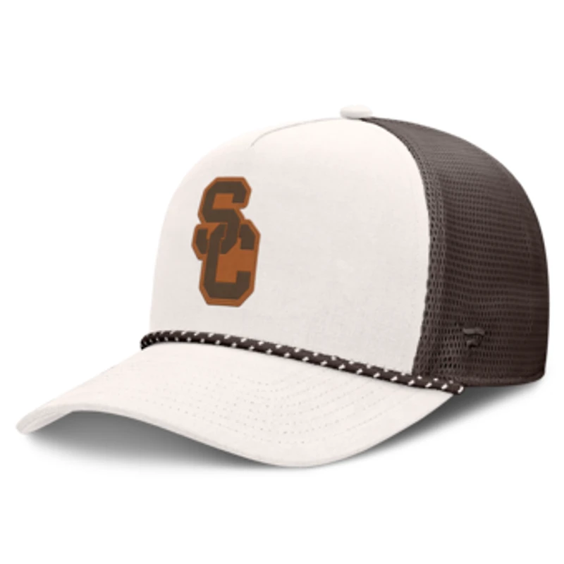 Men's Fanatics Natural USC Trojans Bronco Trucker Adjustable Hat