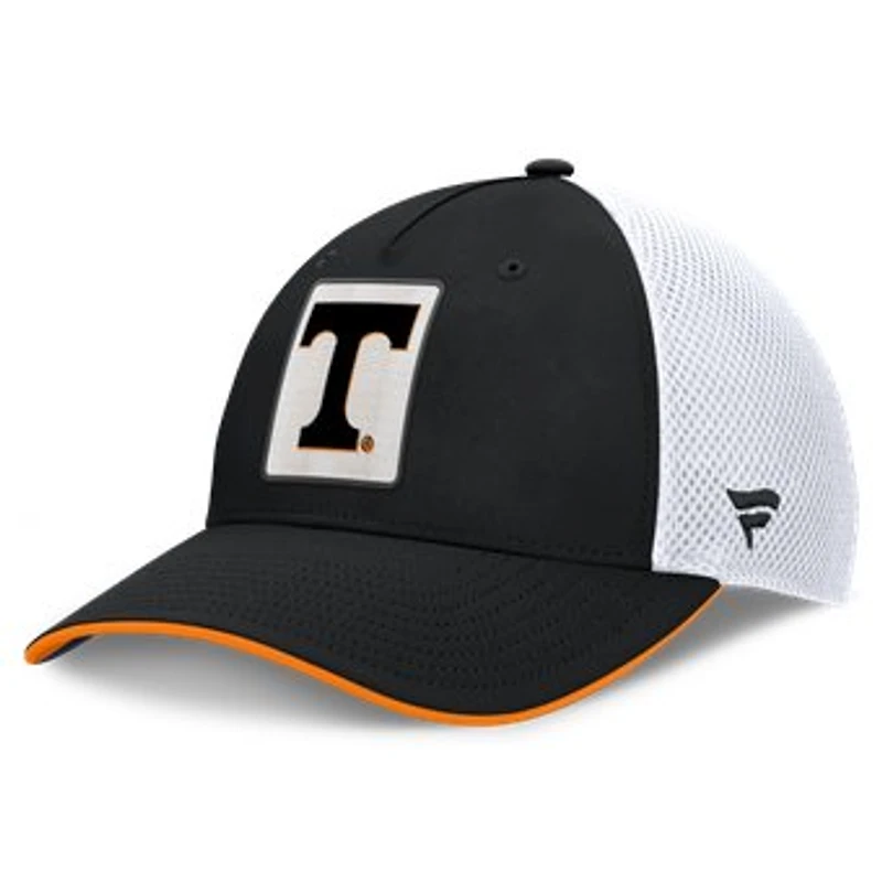 Men's Fanatics Black Tennessee Volunteers 5-Panel Matter Flex Hat