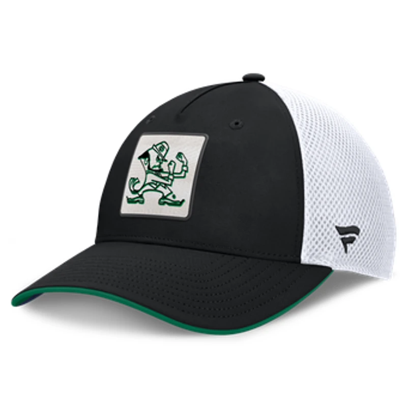 Men's Fanatics  Black Notre Dame Fighting Irish 5-Panel Matter Flex Hat