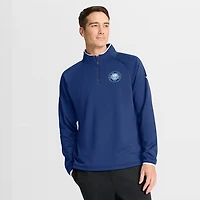 Men's Fanatics Blue Tampa Bay Lightning 2026 NHL Stadium Series Authentic Pro Quarter-Zip Pullover