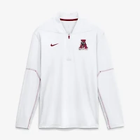 Men's Nike White Alabama Crimson Tide 2026 Sideline Midweight Half-Zip Dri-FIT Pullover