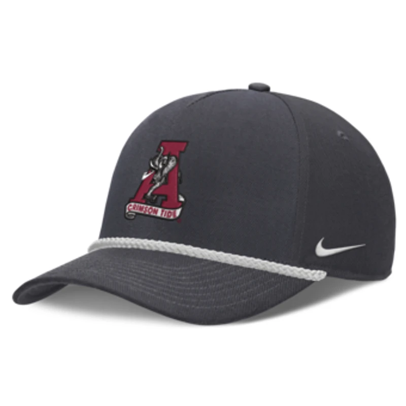Unisex Nike Charcoal Alabama Crimson Tide Rope Rise Adjustable Hat