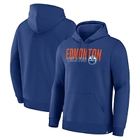 Men's Fanatics Royal Edmonton Oilers Net Minder Legacy Hoodie