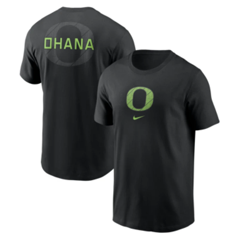 Men's Nike Black Oregon Ducks Ohana T-Shirt
