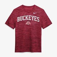 Men's Nike  Scarlet Ohio State Buckeyes Primetime Arch Logo Velocity Dri-FIT T-Shirt