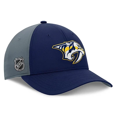 Men's Fanatics Navy Nashville Predators 2025 NHL Global Series Sweden Adjustable Hat