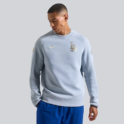 Men's Nike  Gray Los Angeles Dodgers 2026 Gold Collection Tech Fleece Sweatshirt
