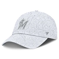 Women's Fanatics  White Miami Marlins Umbra Adjustable Hat