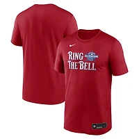 Men's Nike Red 2026 MLB All-Star Game Authentic Collection Ring The Bell Tri-Blend Dri-FIT T-Shirt