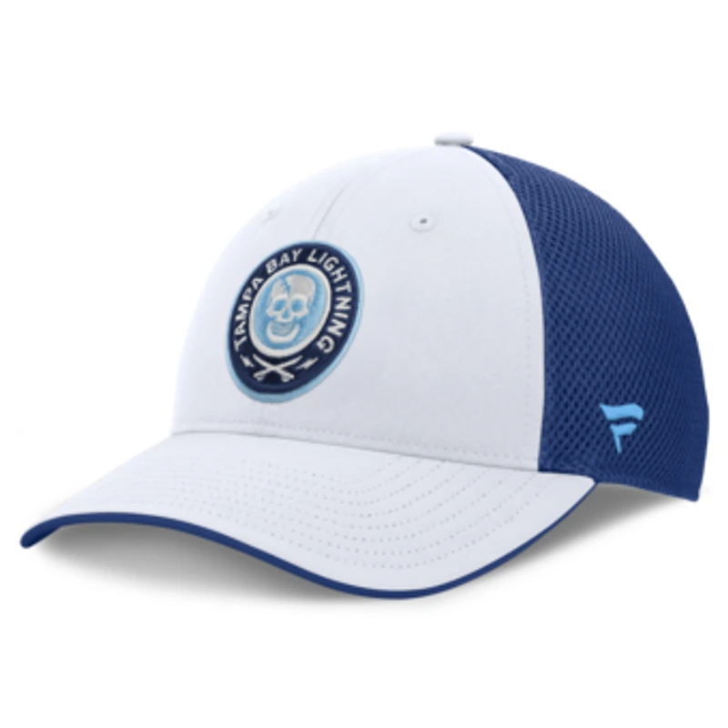 Men's Fanatics  White/Blue Tampa Bay Lightning 2026 NHL Stadium Series Authentic Pro Adjustable Trucker Hat