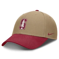 Unisex Nike Beige/Cardinal Stanford Cardinal Primetime Rise Dri-FIT Adjustable Hat