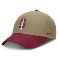 Unisex Nike Beige/Cardinal Stanford Cardinal Primetime Rise Dri-FIT Adjustable Hat