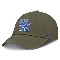 Unisex Nike  Olive Kentucky Wildcats Primetime Club Adjustable Hat
