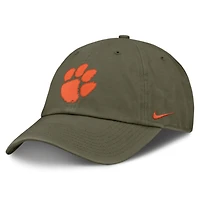 Unisex Nike  Olive Clemson Tigers Primetime Club Adjustable Hat
