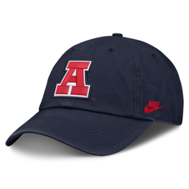 Unisex Nike Navy Arizona Wildcats Legacy Letter Club Adjustable Hat