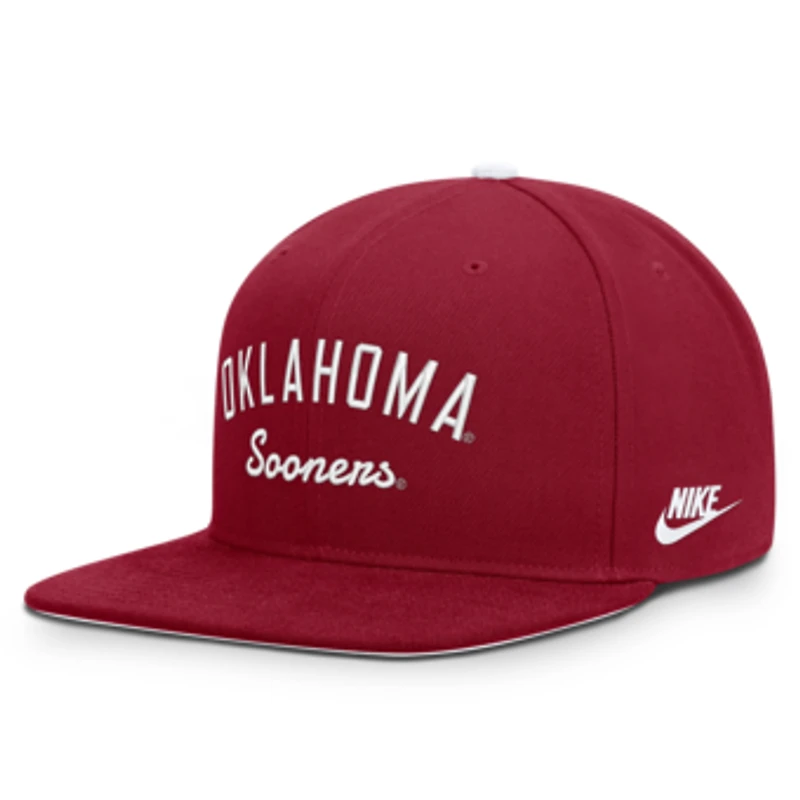 Men's Nike Crimson Oklahoma Sooners Legacy Snapback Hat