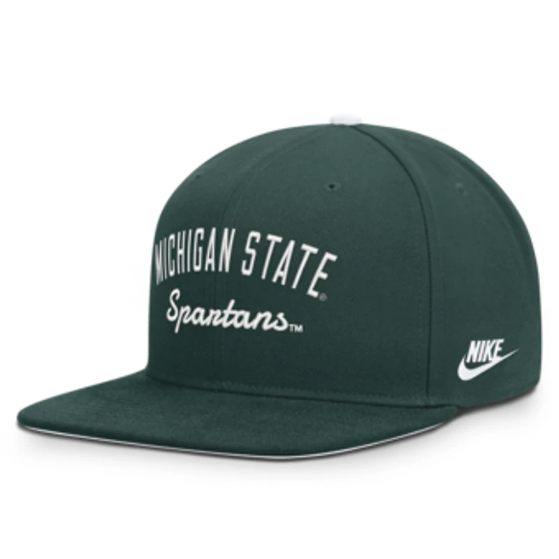 Men's Nike Green Michigan State Spartans Legacy Snapback Hat
