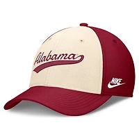 Men's Nike  Natural/Crimson Alabama Crimson Tide Legacy Swooshflex Dri-FIT Hat