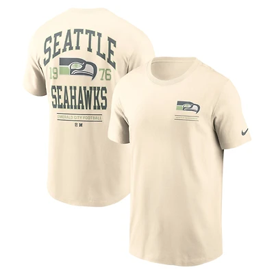 Men's Nike Natural Seattle Seahawks Freestyle Essential T-Shirt