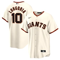 Men's Nike Evan Longoria Cream San Francisco Giants Home Retired Player Replica Jersey