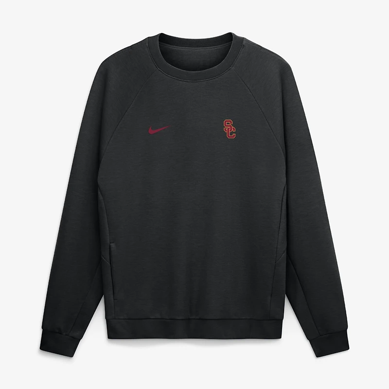 Men's Nike Black USC Trojans Premium Performance Raglan Dri-FIT Sweatshirt