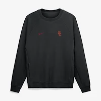 Men's Nike Black USC Trojans Premium Performance Raglan Dri-FIT Sweatshirt