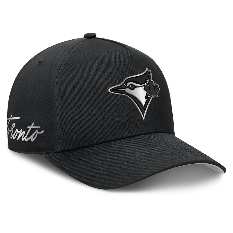 Men's Nike Black Toronto Blue Jays Rise Dri-FIT A-Frame Adjustable Hat