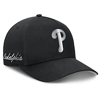 Men's Nike Black Philadelphia Phillies Rise Dri-FIT A-Frame Adjustable Hat