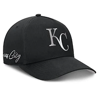Men's Nike Black Kansas City Royals Rise Dri-FIT A-Frame Adjustable Hat