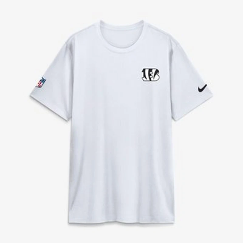Men's Nike White Cincinnati Bengals Alt Legend Small Logo Dri-FIT T-Shirt
