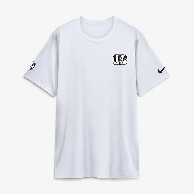 Men's Nike White Cincinnati Bengals Alt Legend Small Logo Dri-FIT T-Shirt
