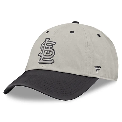 Men's Fanatics Beige/Charcoal St. Louis Cardinals Frame Adjustable Hat