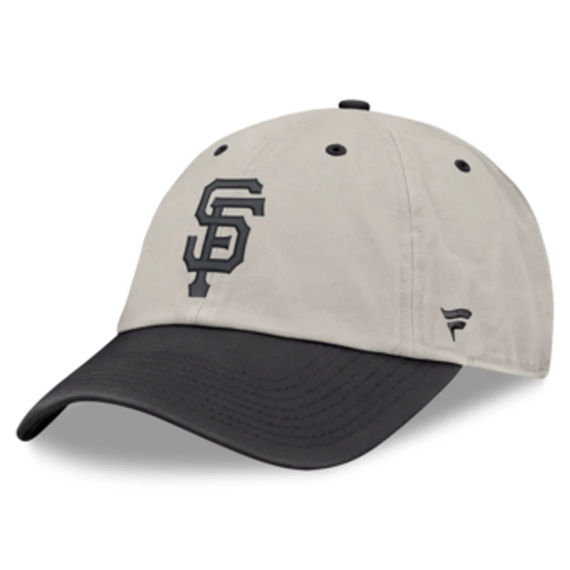Men's Fanatics Beige/Charcoal San Francisco Giants Frame Adjustable Hat