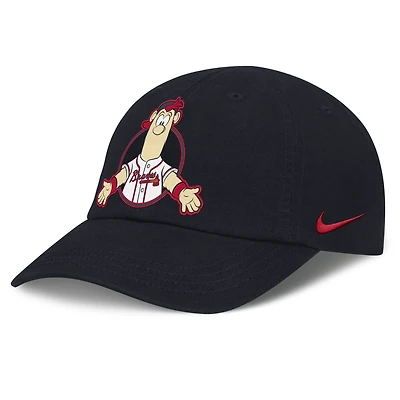 Toddler Nike Navy Atlanta Braves Mascot Club Adjustable Hat