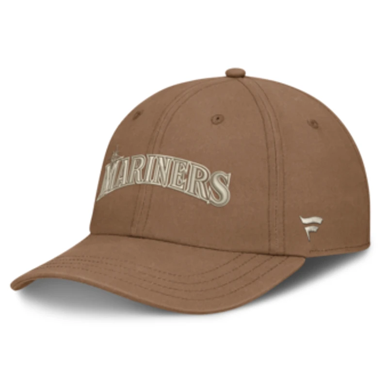 Men's Fanatics Brown Seattle Mariners Level Up Herth Adjustable Hat