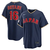 Men's Nike Shohei Ohtani Navy Japan Baseball 2026 World Baseball Classic Road Stadium Jersey