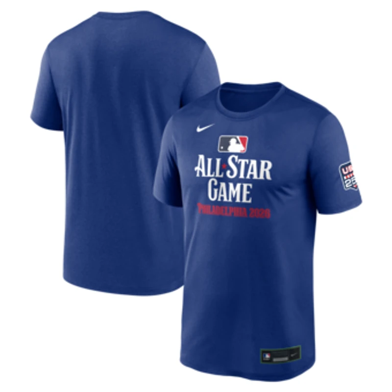 Men's Nike Royal 2026 MLB All-Star Game Authentic Collection USA 250 Legend Dri-FIT T-Shirt