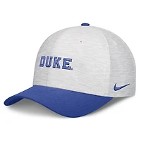 Unisex Nike  Gray/Royal Duke Blue Devils Primetime Rise Adjustable Hat