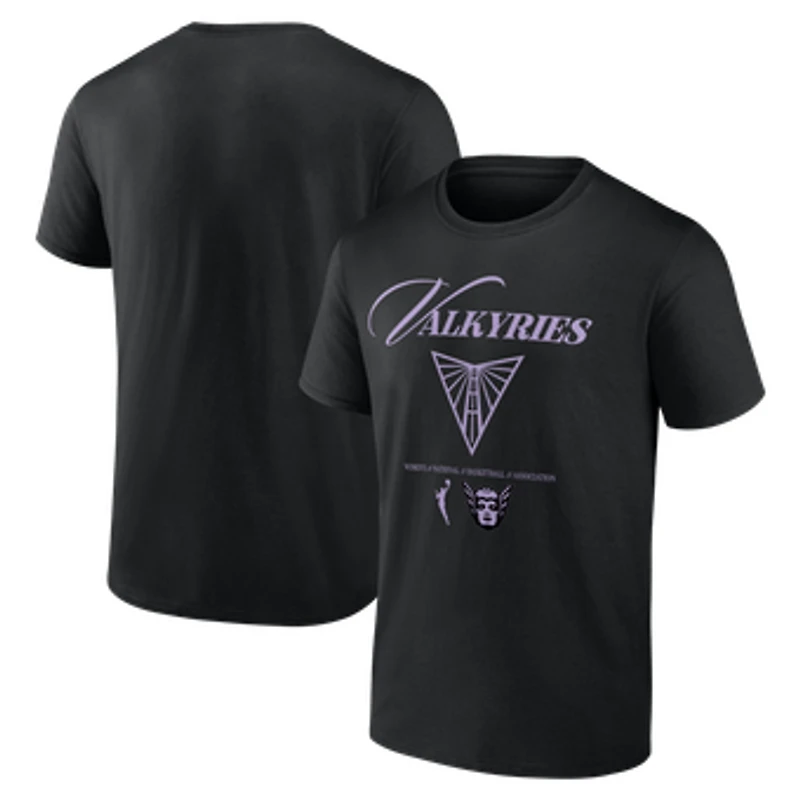 Unisex Logo Athletic Black Golden State Valkyries In Motion T-Shirt