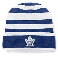 Men's Fanatics Blue/White Toronto Maple Leafs Fundamental Steady Cuffed Knit Hat