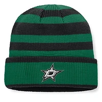 Men's Fanatics Kelly Green/Black Dallas Stars Fundamental Steady Cuffed Knit Hat