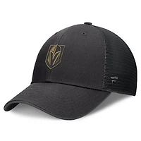 Men's Fanatics Black Vegas Golden Knights Fundamental Limits Trucker Adjustable Hat