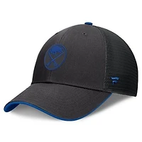 Men's Fanatics Black Buffalo Sabres Fundamental Limits Trucker Adjustable Hat