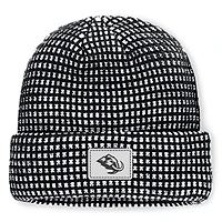 Men's Fanatics Black Utah Mammoth Fundamental Scheme Ribbed Cuffed Knit Hat