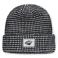 Men's Fanatics Black Minnesota Wild Fundamental Scheme Ribbed Cuffed Knit Hat
