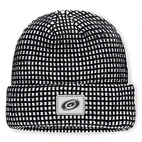 Men's Fanatics Black Carolina Hurricanes Fundamental Scheme Ribbed Cuffed Knit Hat
