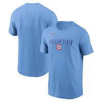 Men's Nike Light Blue Chicago Cubs Alternate T-Shirt