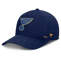Men's Fanatics Navy St. Louis Blues Alternate Authentic Pro Rink A-Frame Adjustable Hat